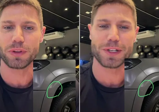 Imagem ilustrativa da imagem Jonas, do BBB 26, sofre acidente de carro em SP: 'Está tudo bem, graças a Deus'