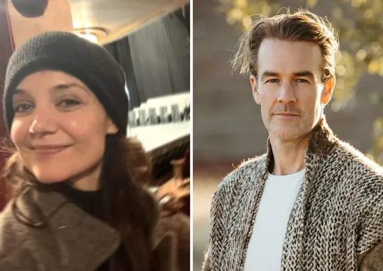 Imagem ilustrativa da imagem Katie Holmes homenageia James Van Der Beek com carta escrita à mão: 'gratidão'
