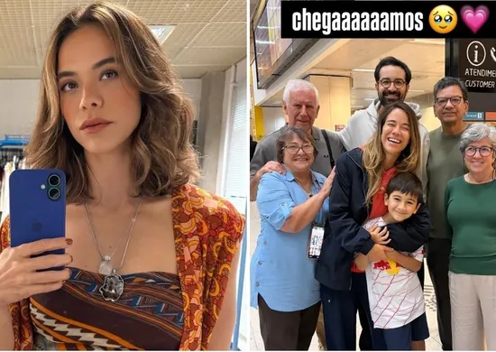 Imagem ilustrativa da imagem Miá Mello desembarca no Brasil após ficar presa 11 dias no Catar