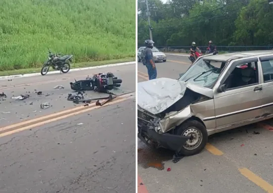 Imagem ilustrativa da imagem Motociclista morre em acidente envolvendo 4 veículos na Serafim Derenzi, em Vitória