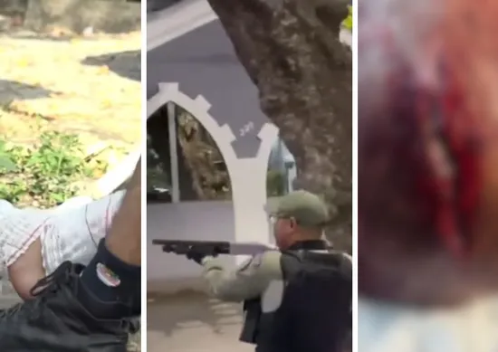 Imagem ilustrativa da imagem Protesto pró-Venezuela termina em confusão entre PMs e manifestantes no Recife