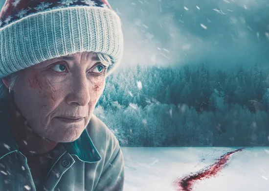 Imagem ilustrativa da imagem Suspense com uma viúva de luto nos cinemas