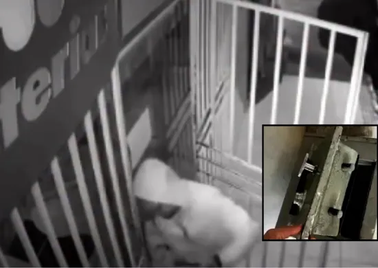 Imagem ilustrativa da imagem VÍDEO | Ladrões invadem casa lotérica e levam cofre com R$ 20 mil em Aracruz