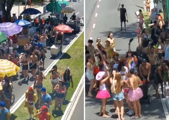 Imagem ilustrativa da imagem VÍDEOS | Bloco Subúrbio abre a folia no Centro de Vitória