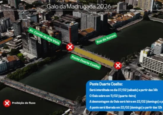 Imagem ilustrativa da imagem Veja o plano de mobilidade para o Galo da Madrugada e outros locais do Recife