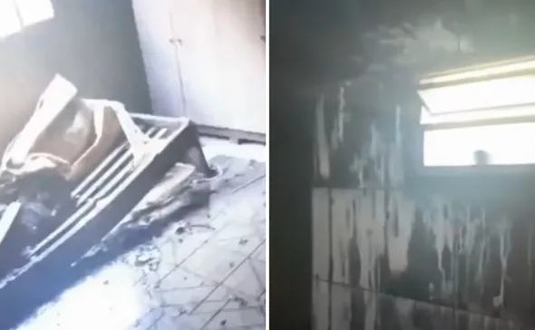 Imagem ilustrativa da imagem Comissário de bordo é preso após incendiar casa dos pais do ex em Marechal Floriano