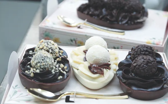 Imagem ilustrativa da imagem Como fazer ovos de Páscoa artesanais de brigadeiro e creme de avelã