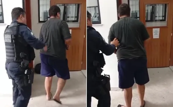 Imagem ilustrativa da imagem Guarda prende homem que feriu companheira com faca em Vitória