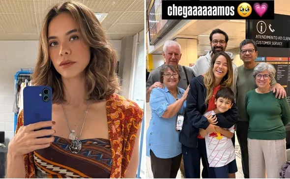 Imagem ilustrativa da imagem Miá Mello desembarca no Brasil após ficar presa 11 dias no Catar