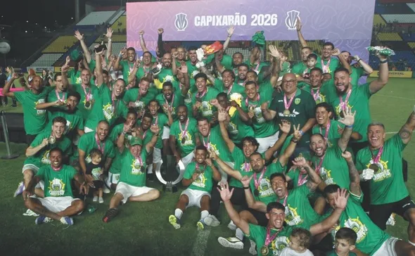 Imagem ilustrativa da imagem Porto Vitória conquista o título do Capixabão pela primeira vez