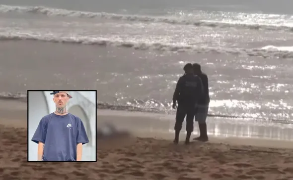 Imagem ilustrativa da imagem Tatuador é encontrado morto por surfistas em praia de Jacaraípe, na Serra