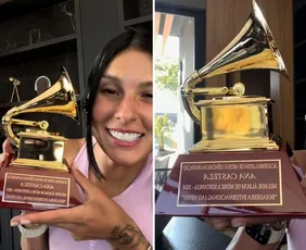 Imagem ilustrativa da imagem Ana Castela recebe Grammy Latino dois anos após premiação