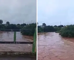 Imagem ilustrativa da imagem Rio Capibaribe Mirim atinge cota de inundação e afeta Itambé e Goiana nesta terça