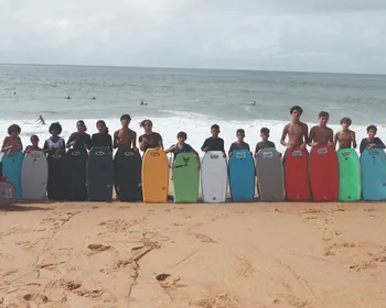 Imagem ilustrativa da imagem Bodyboarding vira projeto escolar em Vila Velha