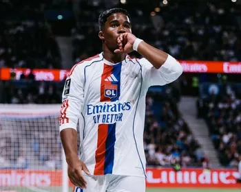 Imagem ilustrativa da imagem Endrick voltará ao Real para treinar para a Copa após último jogo pelo Lyon