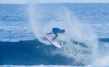 Imagem ilustrativa da imagem Gabriel Medina é vice em Margaret River e assume a liderança da WSL 2026