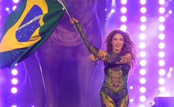 Imagem ilustrativa da imagem Shakira se despede do Brasil com declaração de amor: 'Inesquecível e arrepiante'