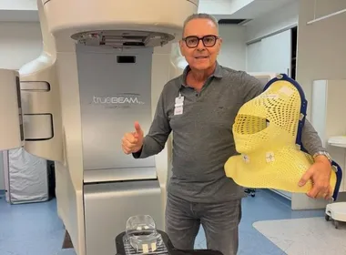 Imagem ilustrativa da imagem Luís Roberto mostra 'máquina da cura' em tratamento de neoplasia