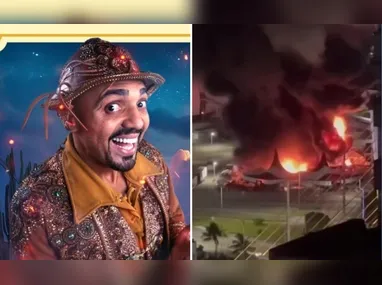 Imagem ilustrativa da imagem Circo de Tirullipa pega fogo em Natal e humorista lamenta pelas redes sociais