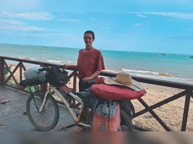 Maria Caetano e o filho Jardel