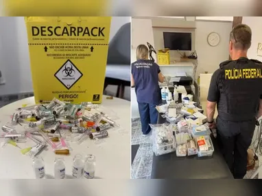 Profissional realizando teste rápido em laboratório