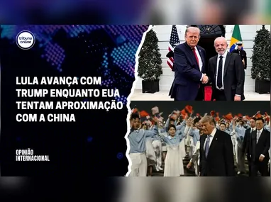 Imagem ilustrativa da imagem Opinião Internacional: podcast analisa encontros de Trump com Lula e líder da China