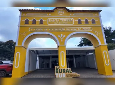 Buda de Ibiraçu é uma das atrações turísticas representadas durante a ESTour, no aeroporto de Vitória