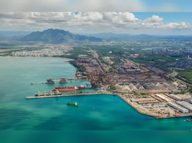 Vista aérea da Unidade Tubarão