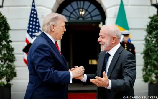 Imagem ilustrativa da imagem Lula nega pauta sobre facções e convida Trump para base de segurança em Manaus