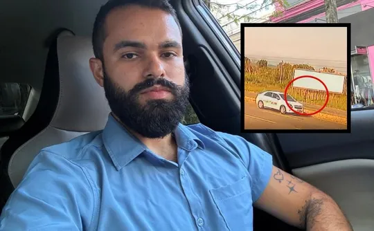 Imagem ilustrativa da imagem Vídeo mostra advogado atravessando rodovia após deixar festa em Vila Velha