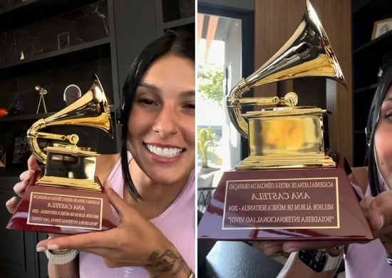 Imagem ilustrativa da imagem Ana Castela recebe Grammy Latino dois anos após premiação