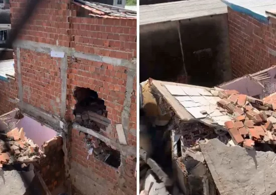 Imagem ilustrativa da imagem Casa desaba em Brasília Teimosa e mobiliza Corpo de Bombeiros neste sábado (9)