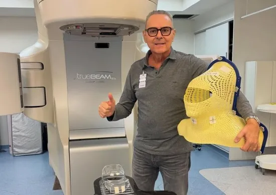 Imagem ilustrativa da imagem Luís Roberto mostra 'máquina da cura' em tratamento de neoplasia