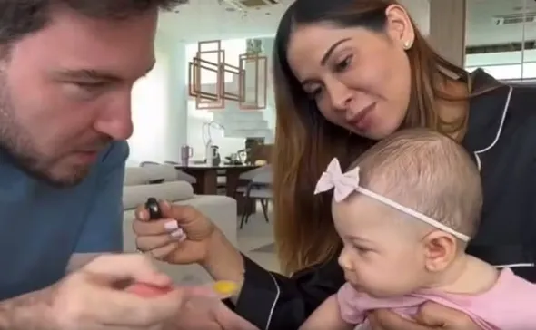 Imagem ilustrativa da imagem Maíra Cardi pede orações para filha de 6 meses; saiba o que Eloah tem