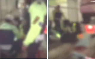 Imagem ilustrativa da imagem Confusão: imobilização de taxista por agentes da CTTU gera polêmica
