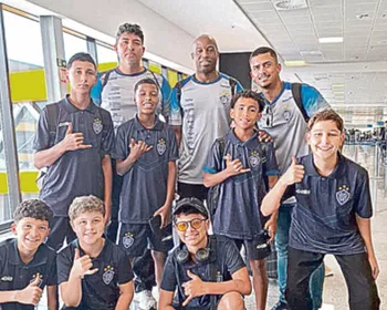 Imagem ilustrativa da imagem Garotada do Vitória inicia torneio nacional em Maceió