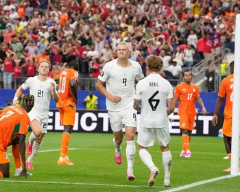 Imagem ilustrativa da imagem Haaland e Odegaard analisam desafio da Noruega contra Brasil na Copa