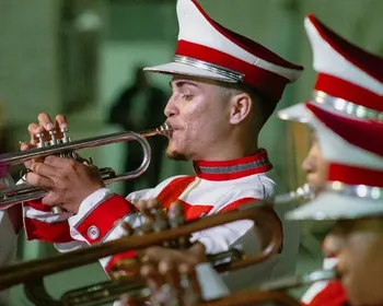 Imagem ilustrativa da imagem Mais de mil músicos participam de concurso nacional de bandas e fanfarras na Serra