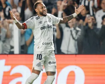 Imagem ilustrativa da imagem Neymar marca em retorno, mas Santos só empata com lanterna Chape na Vila