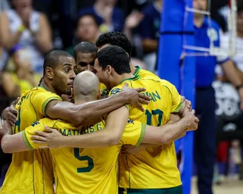Imagem ilustrativa da imagem Seleção brasileira masculina de vôlei derrota Irã na estreia da Liga das Nações