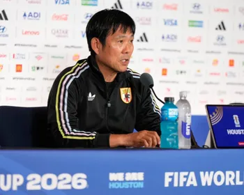 Imagem ilustrativa da imagem Técnico do Japão vê seu time preparado para vencer Brasil na Copa