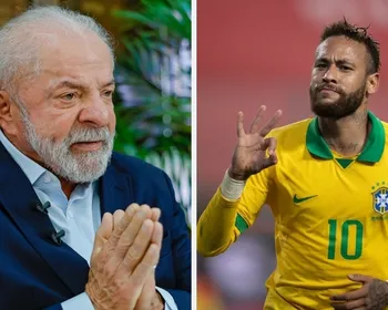 Imagem ilustrativa da imagem Vi na internet que Neymar é o primeiro convocado home office do mundo, diz Lula