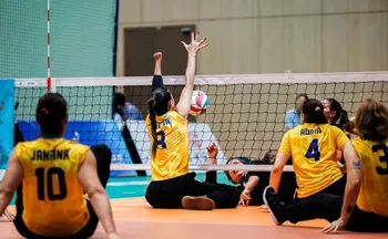 Imagem ilustrativa da imagem Brasil vai às quartas do Mundial de vôlei sentado nos dois naipes