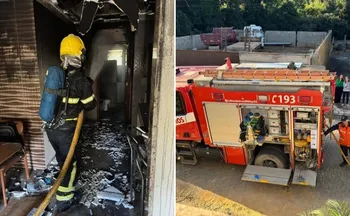 Imagem ilustrativa da imagem Carregador de celular provoca incêndio e destrói casa no ES