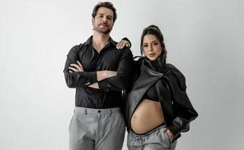 Imagem ilustrativa da imagem Ex-BBBs Laís Caldas e Gustavo Marsengo anunciam nascimento da filha Alice