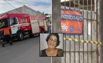 Imagem ilustrativa da imagem Idosa morre após botija de gás explodir e casa desabar em Vila Velha