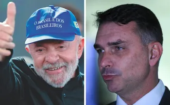 Imagem ilustrativa da imagem Lula abre vantagem sobre Flávio após 'Dark Horse', aponta Datafolha