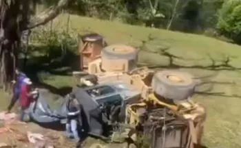 Imagem ilustrativa da imagem Operador morre em acidente com retroescavadeira em Cachoeiro de Itapemirim