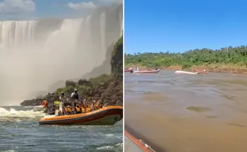 Imagem ilustrativa da imagem Passeio nas Cataratas do Iguaçu é suspenso após morte de turista holandês