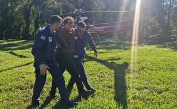 Imagem ilustrativa da imagem Trilheiro é encontrado vivo após 5 dias desaparecido em morro de Joinville